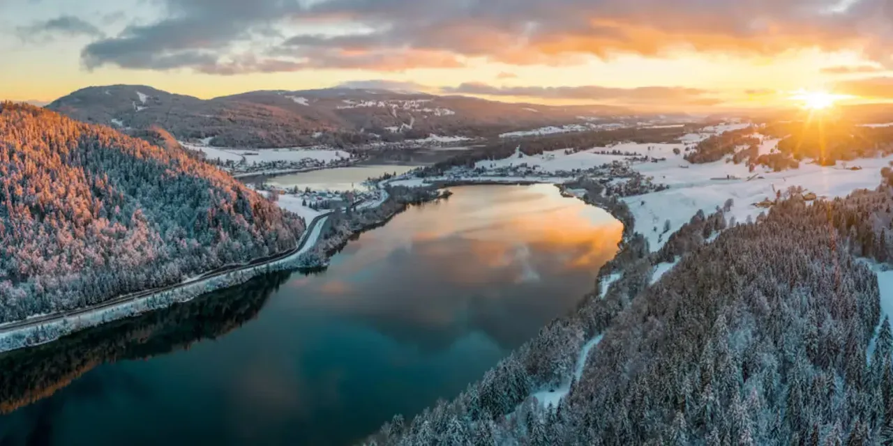 Paysage de la Vallée de Joux.